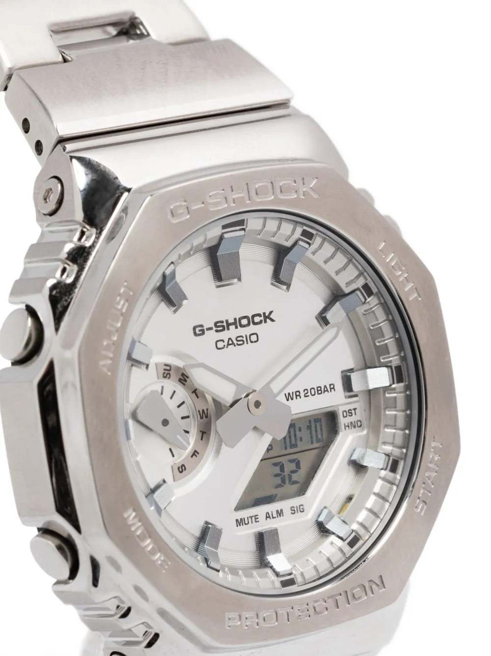 Shop G-shock Full Metal 2100 31mm In Silver