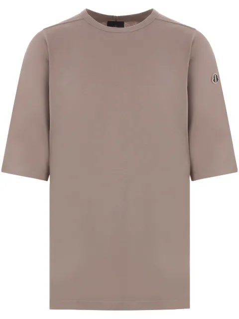 Moncler + Rick Owens logo-patch T-shirt