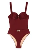 Noire Swimwear Mahogany swimsuit - Red