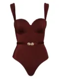 Noire Swimwear Mahogany swimsuit - Red