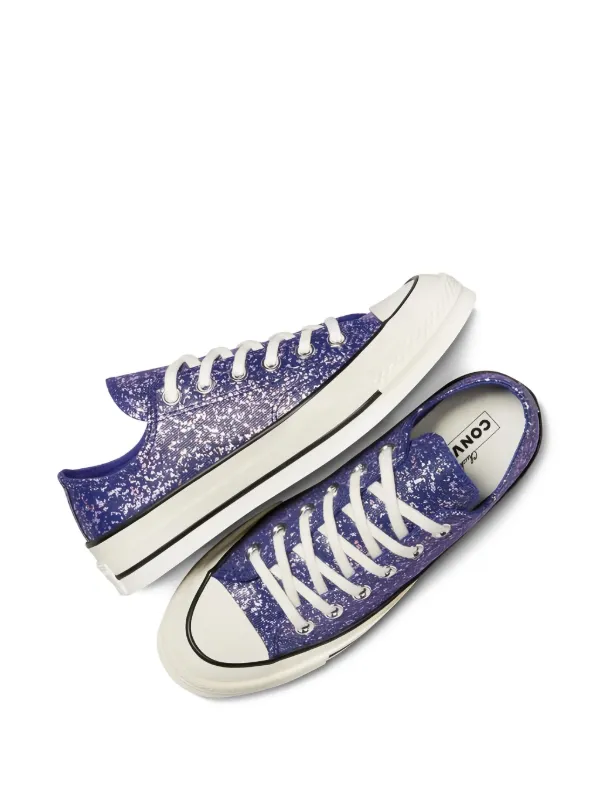 Converse Chuck 70 Glitter Night Sneakers Blue FARFETCH