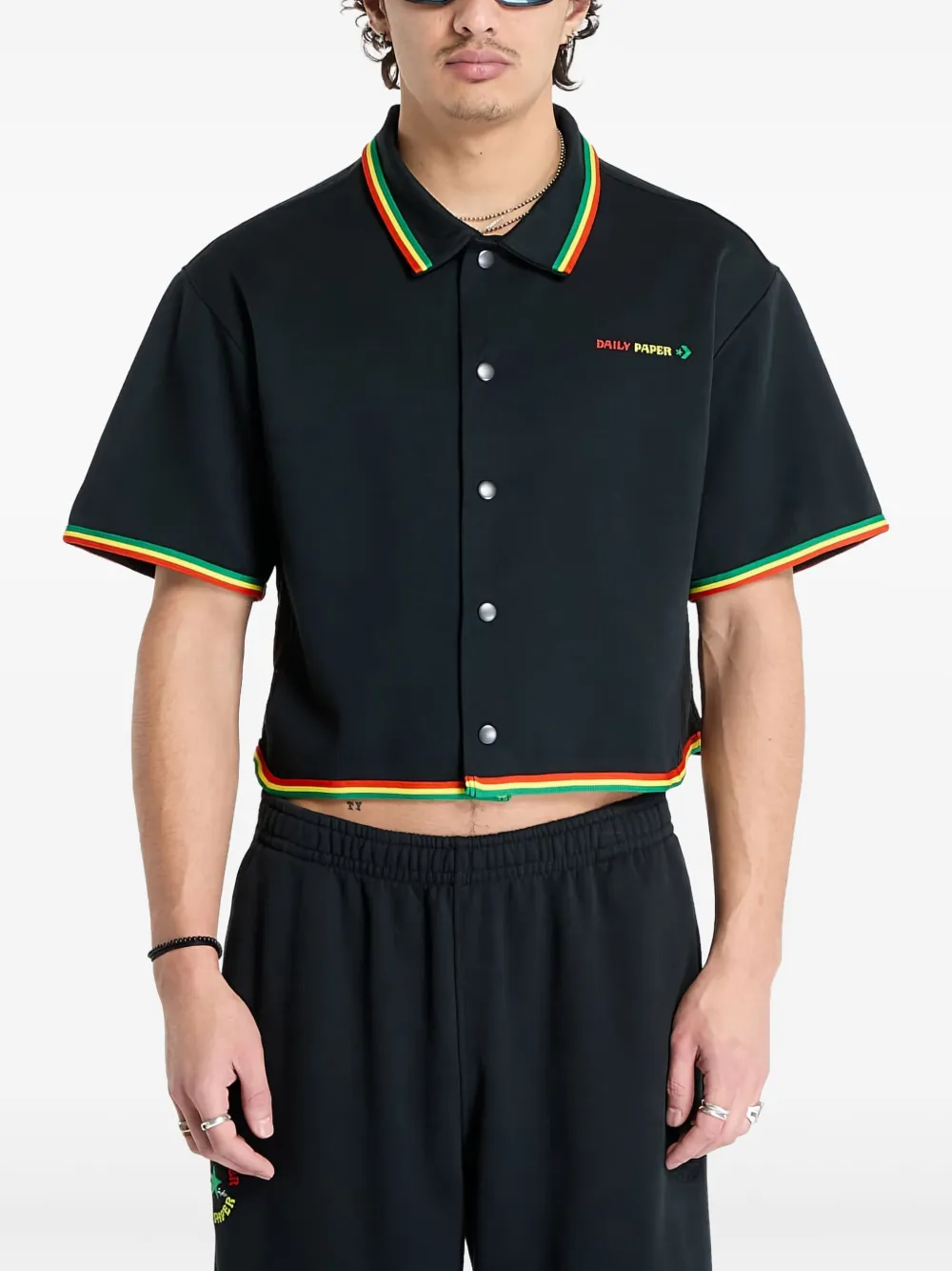  Converse X Daily Paper Shirt - Black 