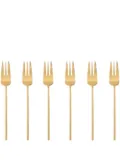 Sambonet 100 dessert forks (set of six) - Gold