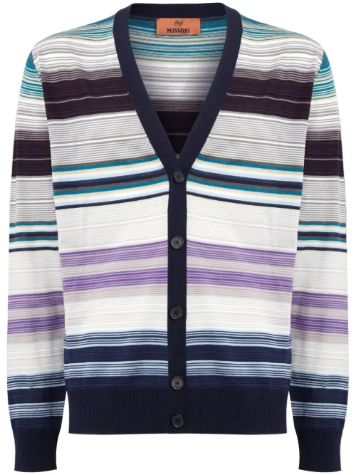 Missoni cardigan en laine - Bleu - Missoni - Modalova