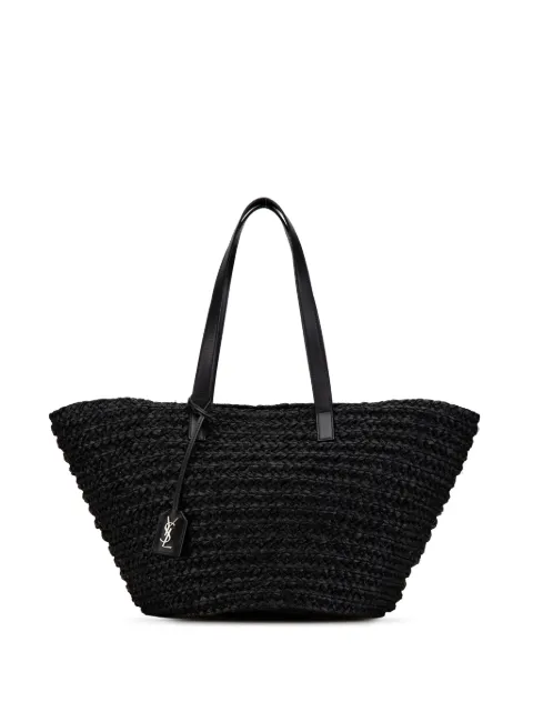 Saint Laurent Pre-Owned 2013-2024 Medium Raffia Panier tote bag WOMEN