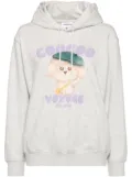 CHOCOOLATE graphic-print hoodie - Grey