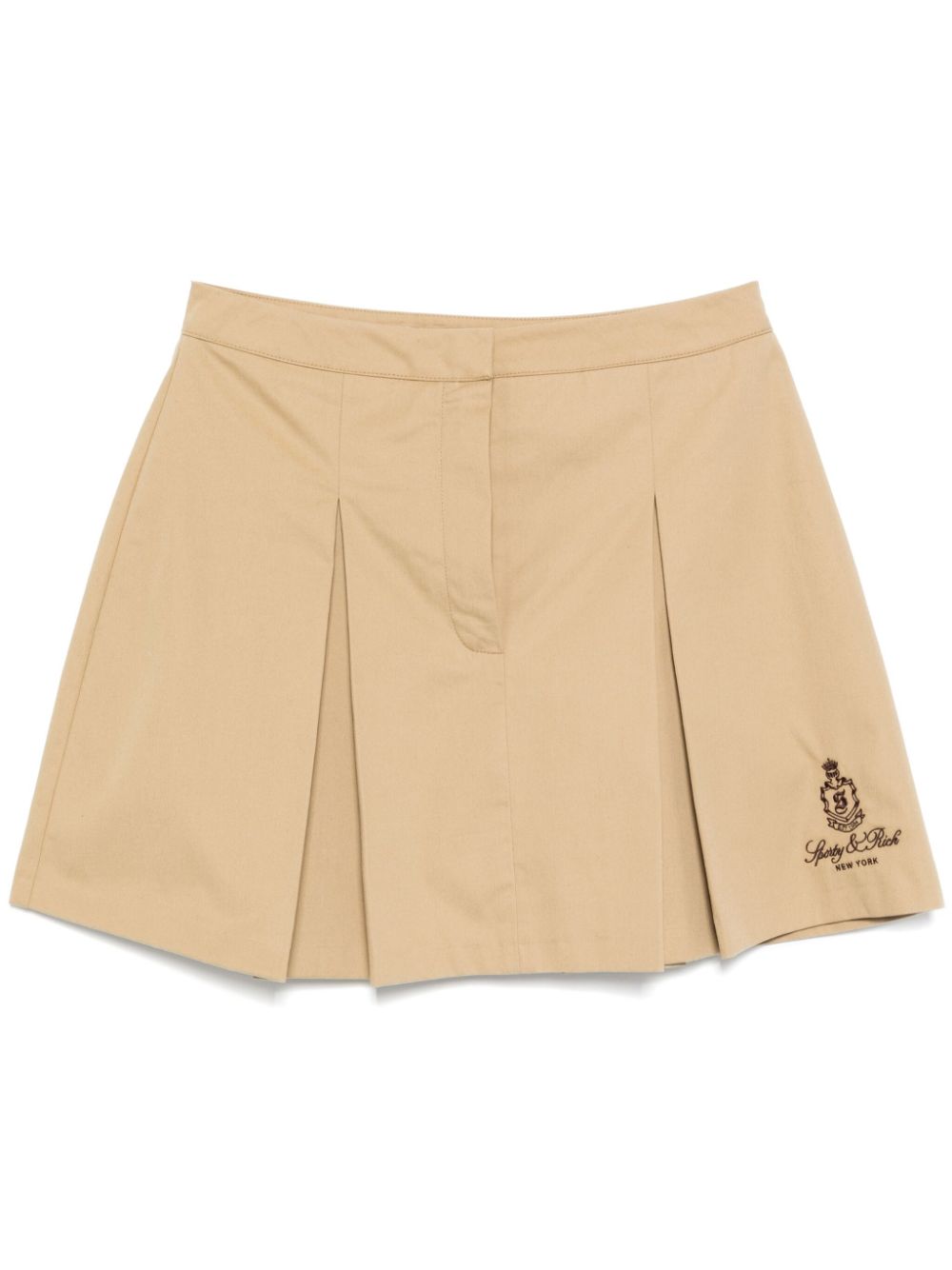 Sporty & Rich Vendome Box Pleat skirt - Neutrals