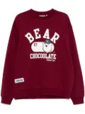 CHOCOOLATE graphic-print sweatshirt - Red
