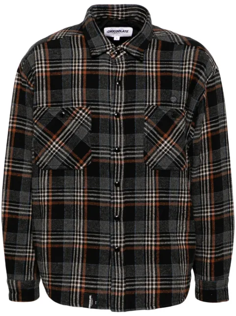 CHOCOOLATE checked shirt jacket