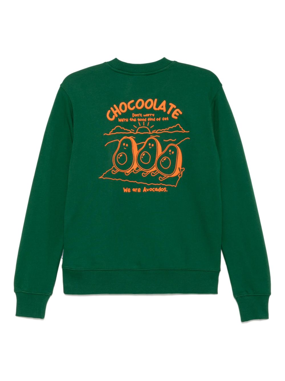 CHOCOOLATE Sweater met borduurwerk - Groen