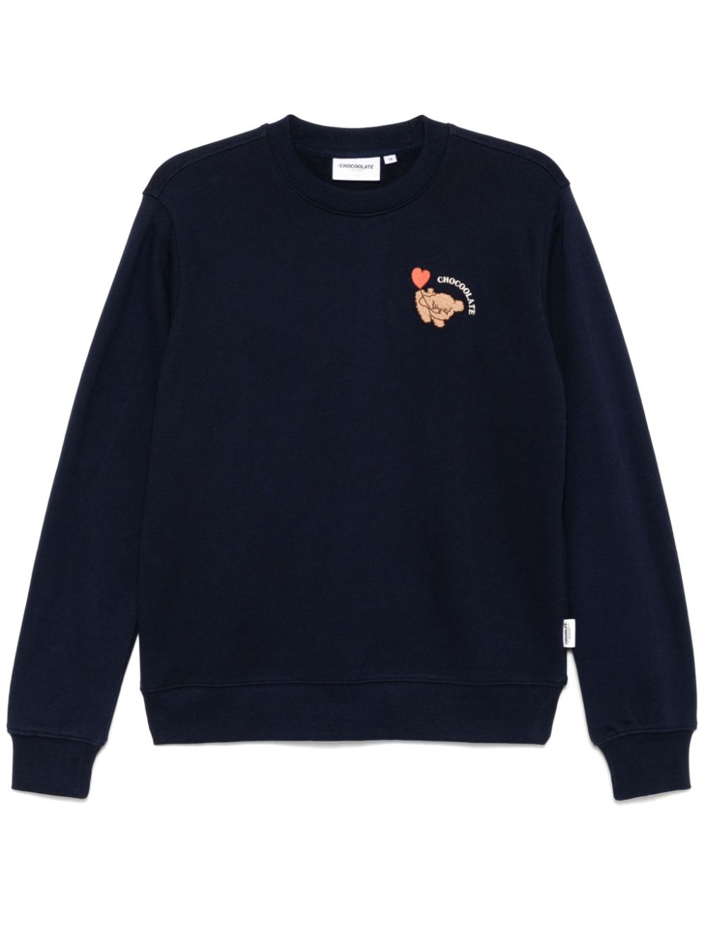 embroidered sweatshirt