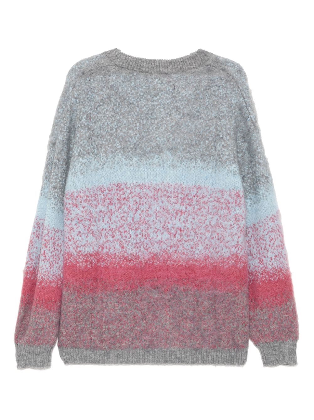 tout a coup Oversized gebreide sweater met kleurverloop - Blauw