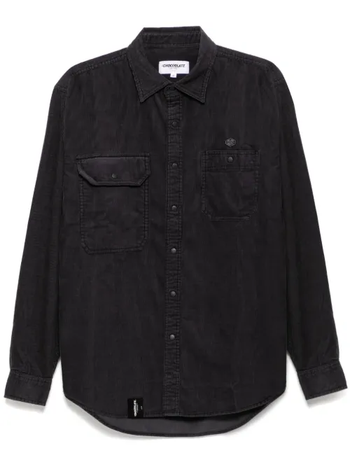 Chemise en velours côtelé - CHOCOOLATE - Modalova