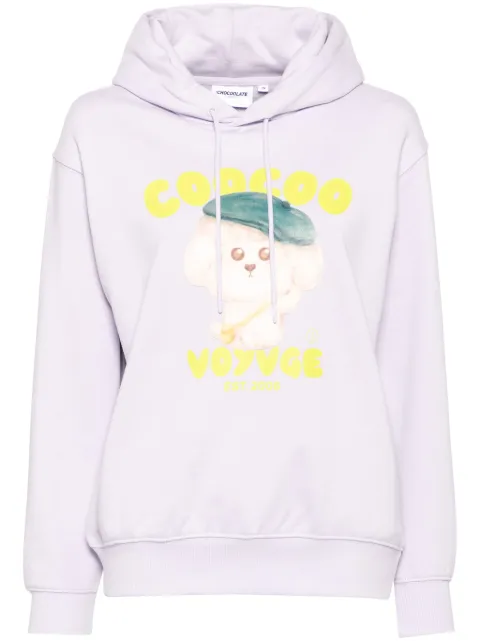 CHOCOOLATE graphic-print hoodie