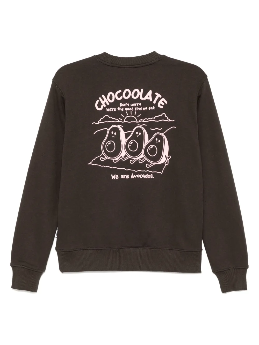 CHOCOOLATE Sweater met borduurwerk - Grijs