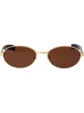 adidas oval-frame sunglasses - Gold