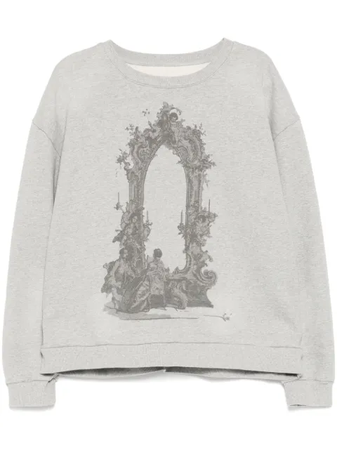 Who Decides War graphic print sweater