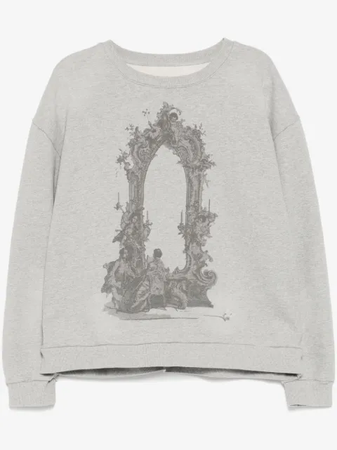 Who Decides War graphic print sweater