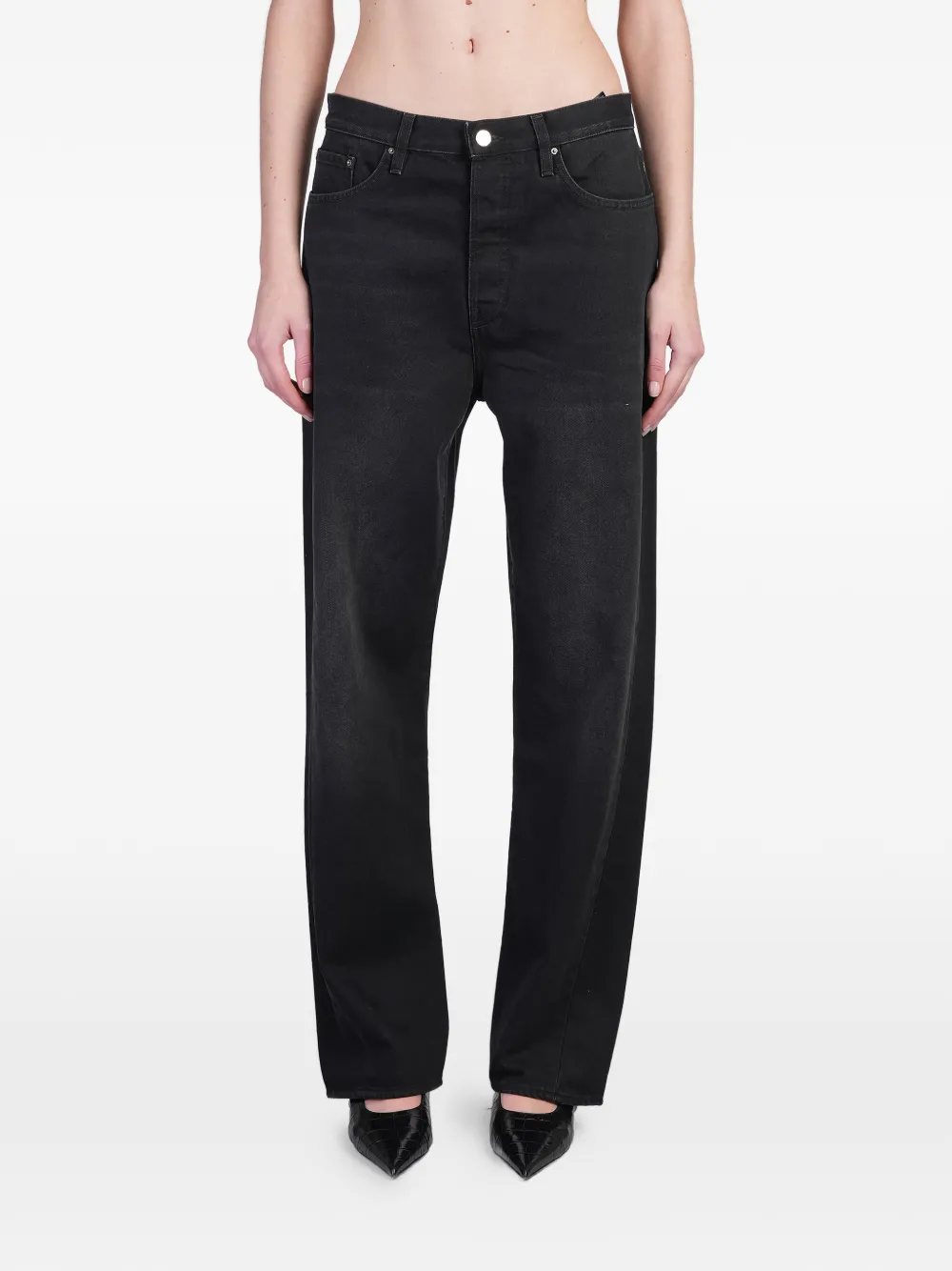 TOTEME belt loops trousers | Black | Image 1