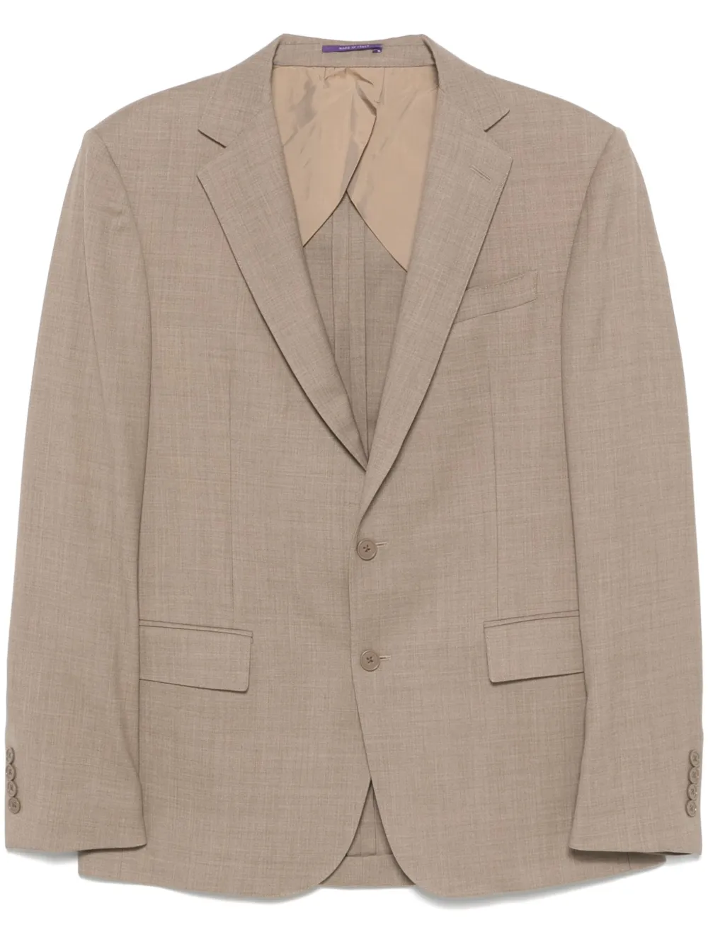 Ralph Lauren Purple Label Wollen blazer Beige