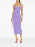 BEC + BRIDGE ruched midi day dress - Purple