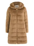 Herno faux-fur puffer coat - Brown