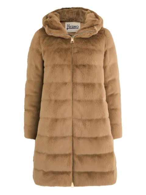 Herno faux-fur puffer coat