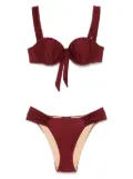 Noire Swimwear Mahogany bikini set - Red