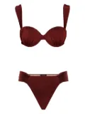 Noire Swimwear Mahogany bikini set - Red