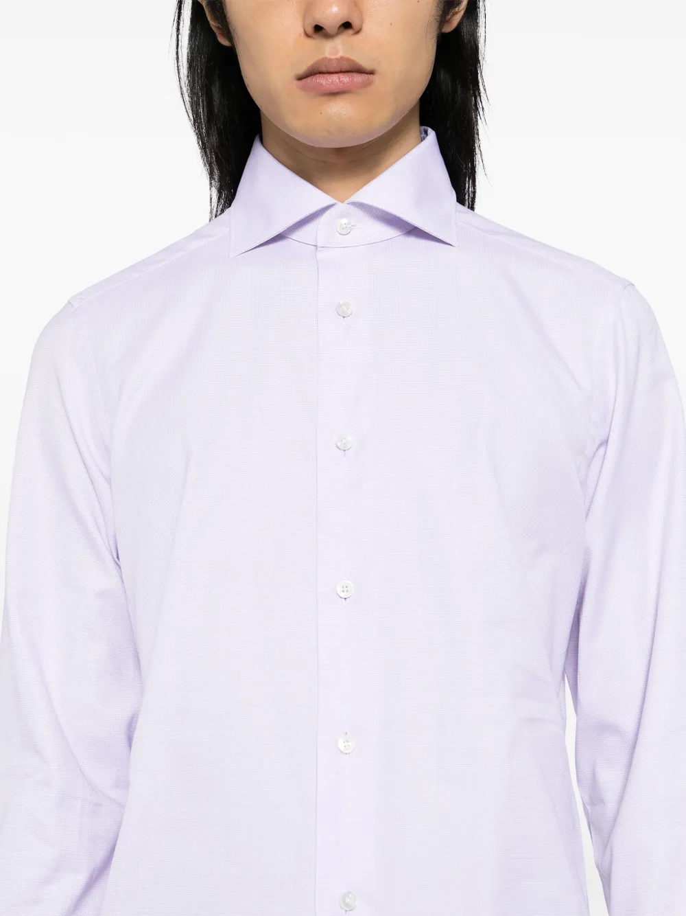 Zegna Sartorial overhemd Paars