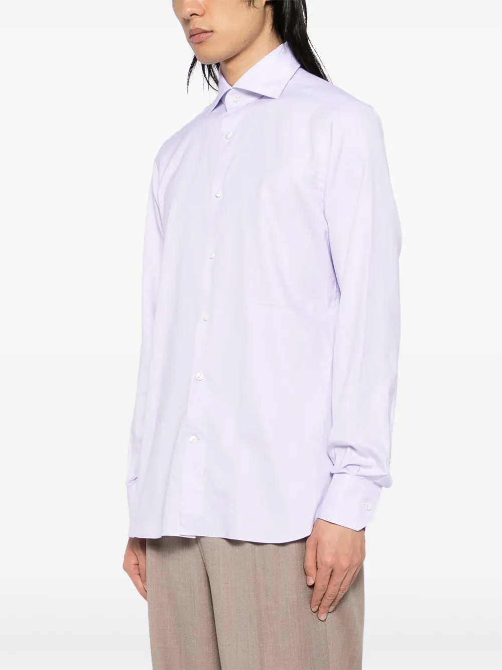 Zegna Sartorial overhemd Paars