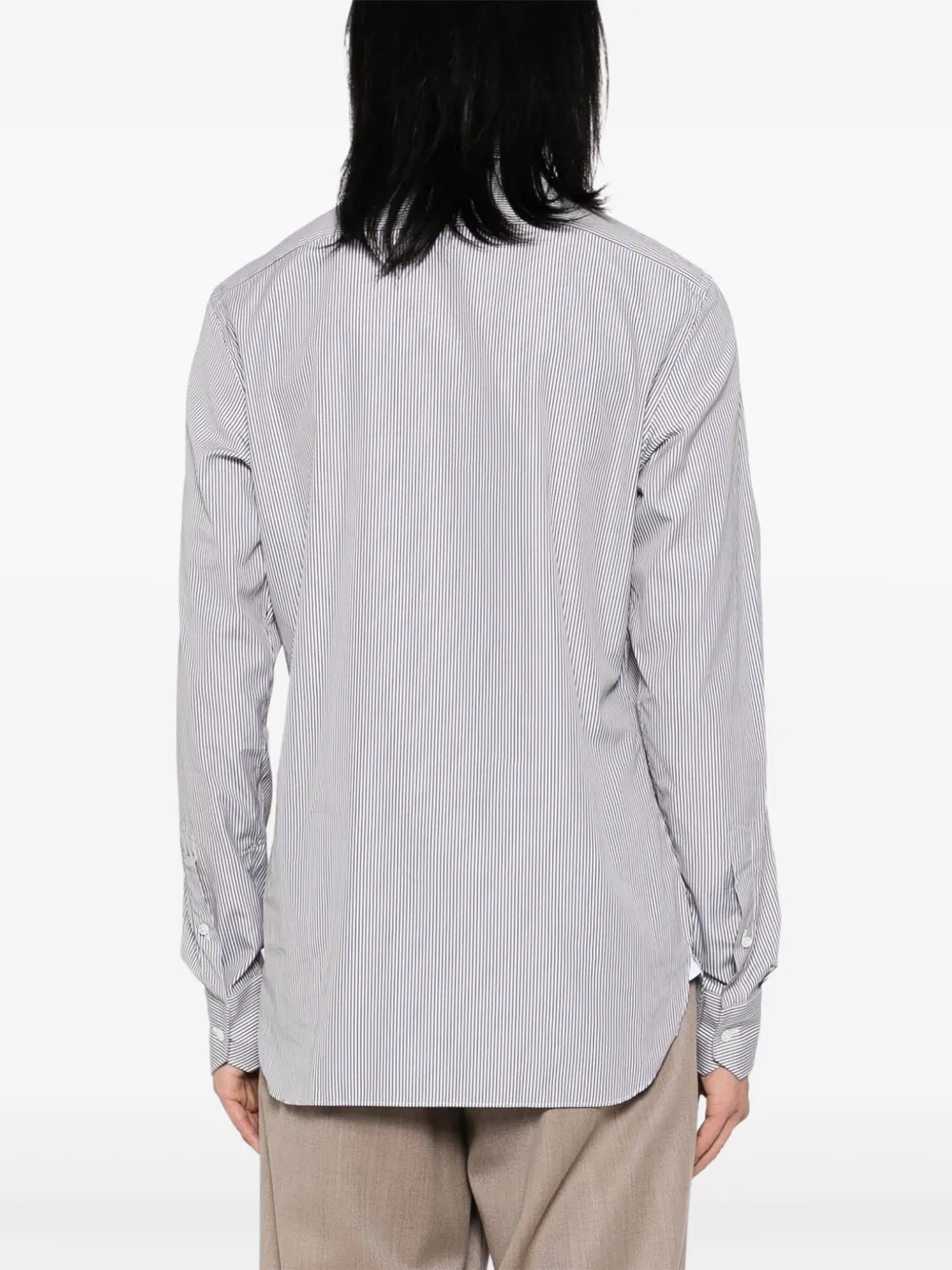 Zegna Sartorial overhemd Bruin