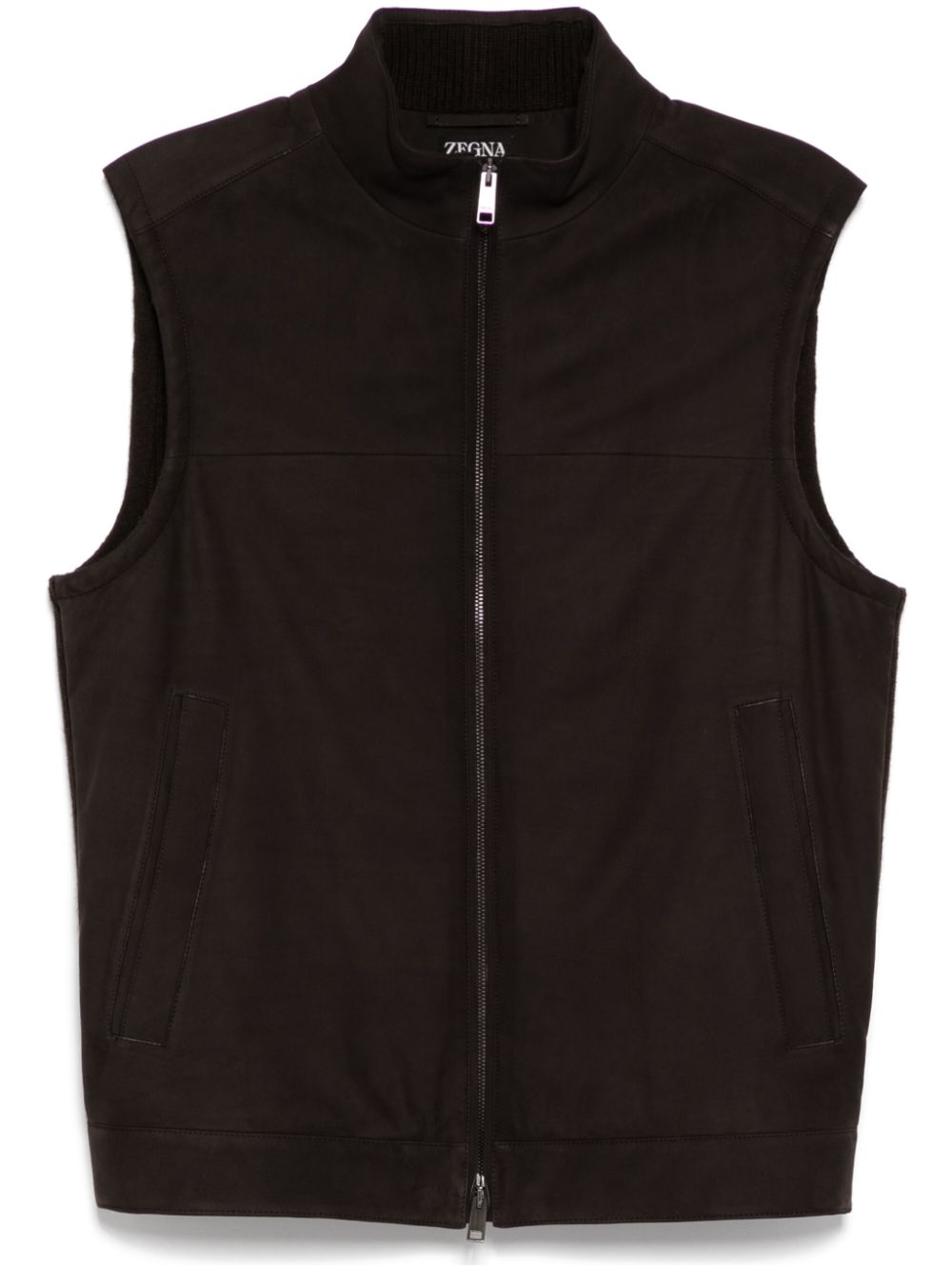 Zegna suede vest