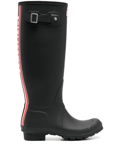 Hunter bottes à logo tricolore