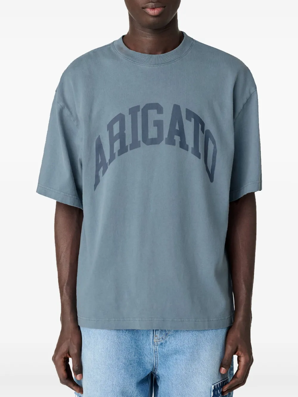 Axel Arigato T-shirt met logo - Blauw