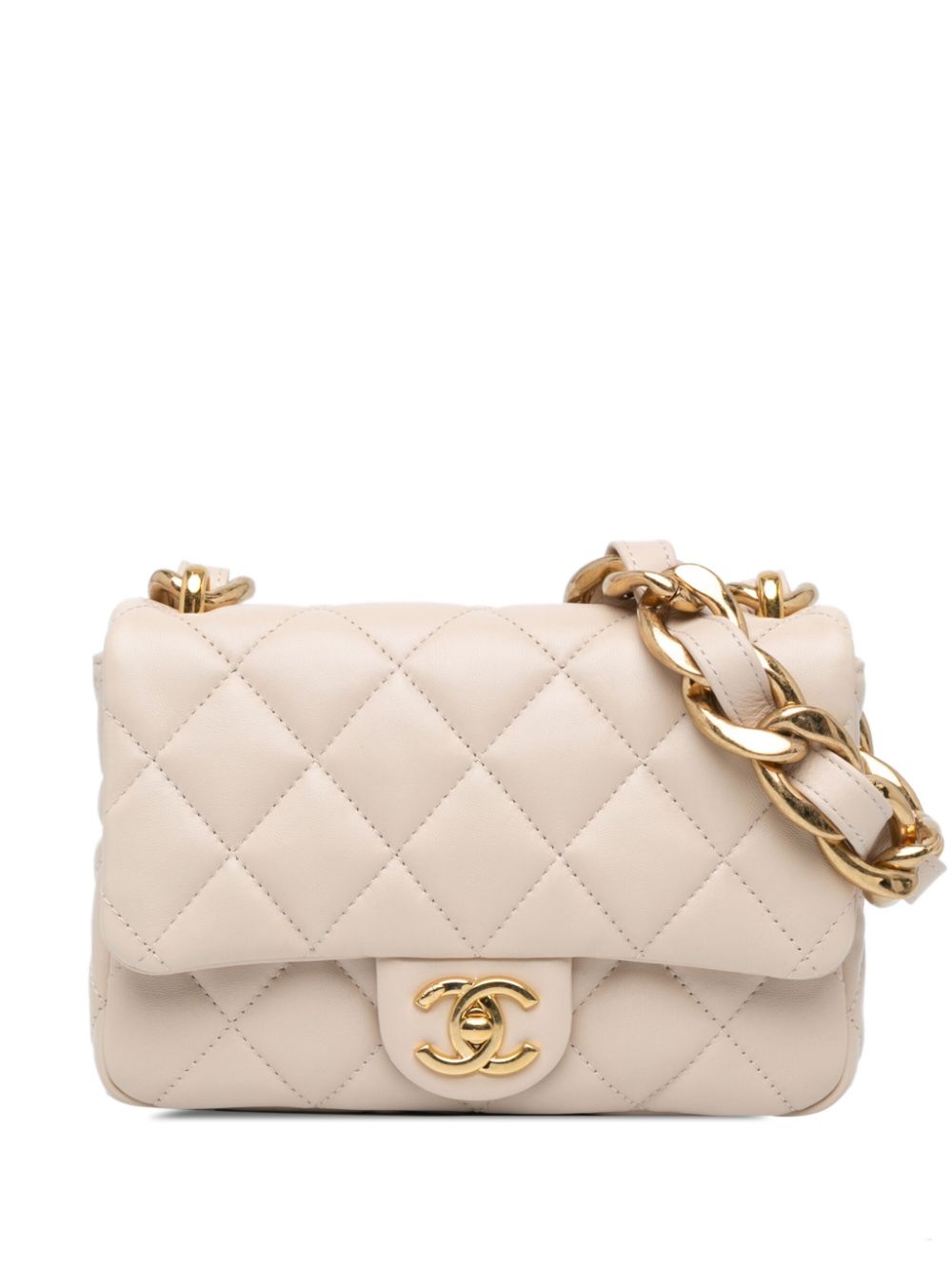 CHANEL 2021-2023 Small Quilted Lambskin Funky Town Flap shoulder bag Women