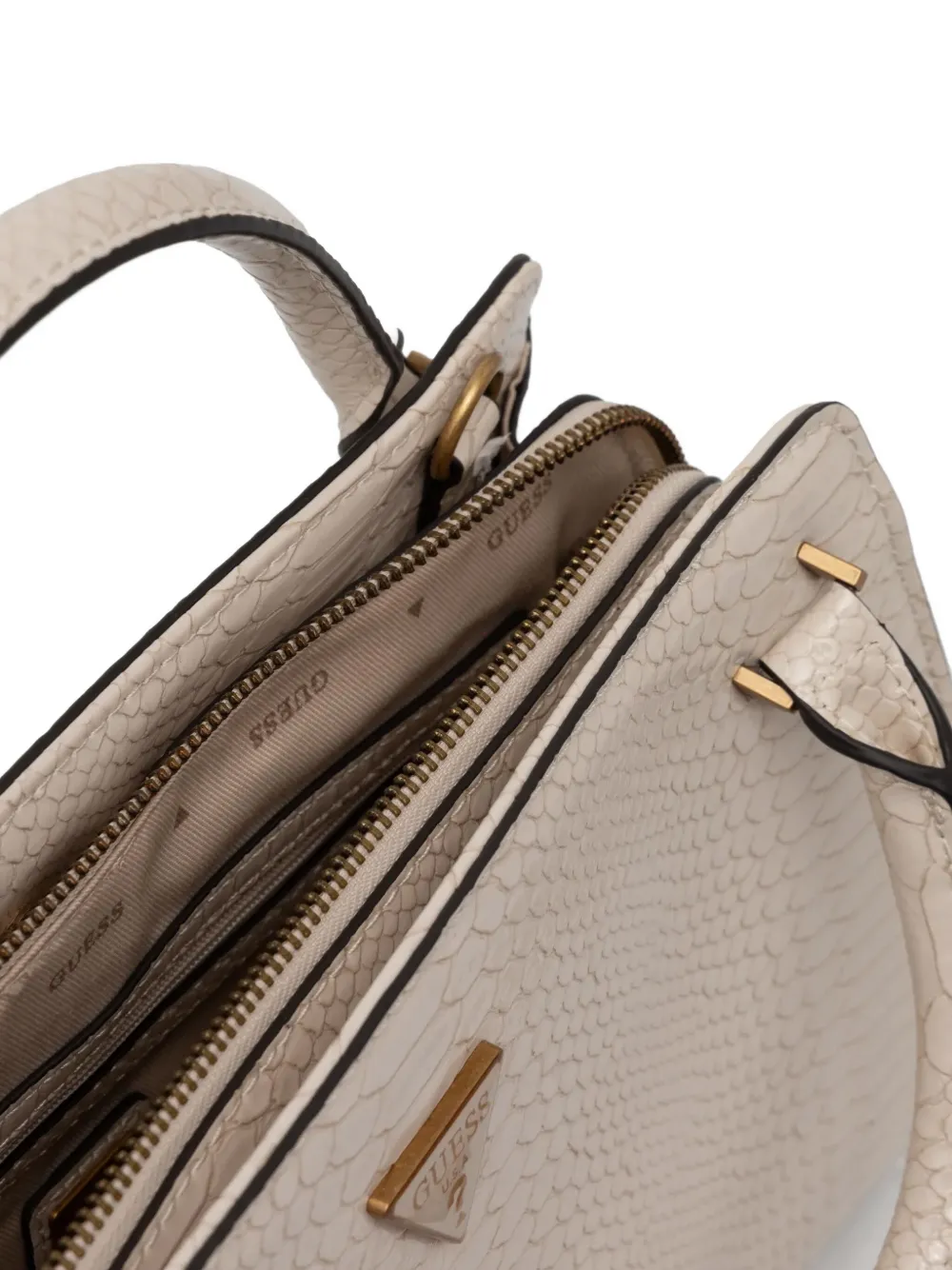 GUESS USA Heuptas met logoplakkaat Beige