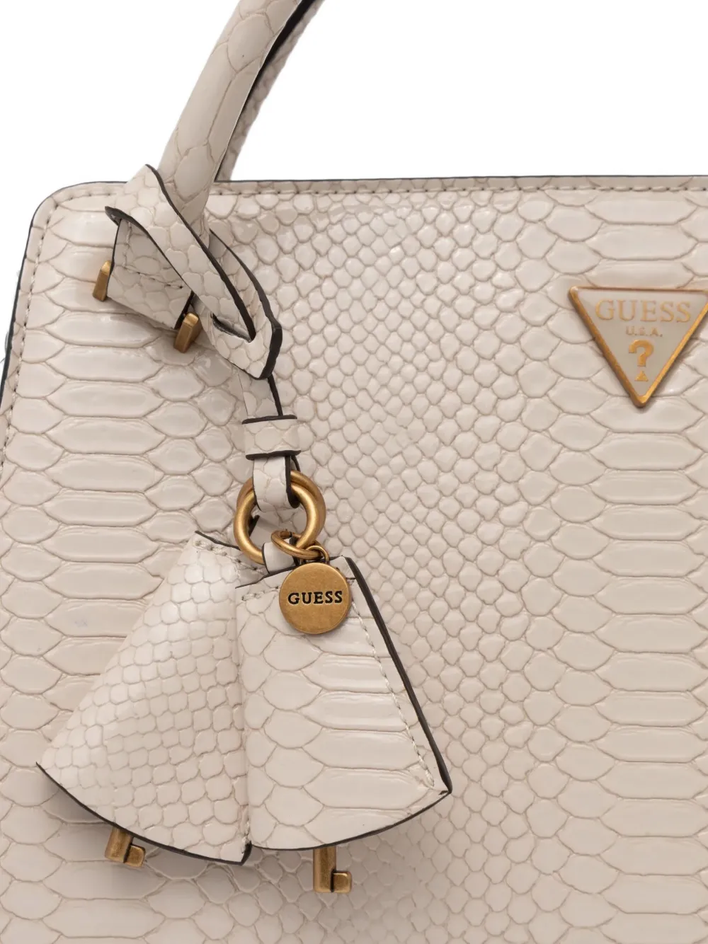 GUESS USA Heuptas met logoplakkaat Beige