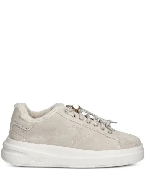 GUESS USA Elbina faux fur-lined platform sneakers