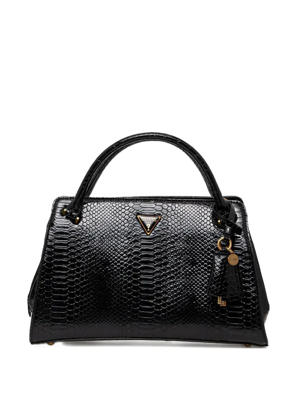 GUESS USA Borsa tote con placca logo - Nero