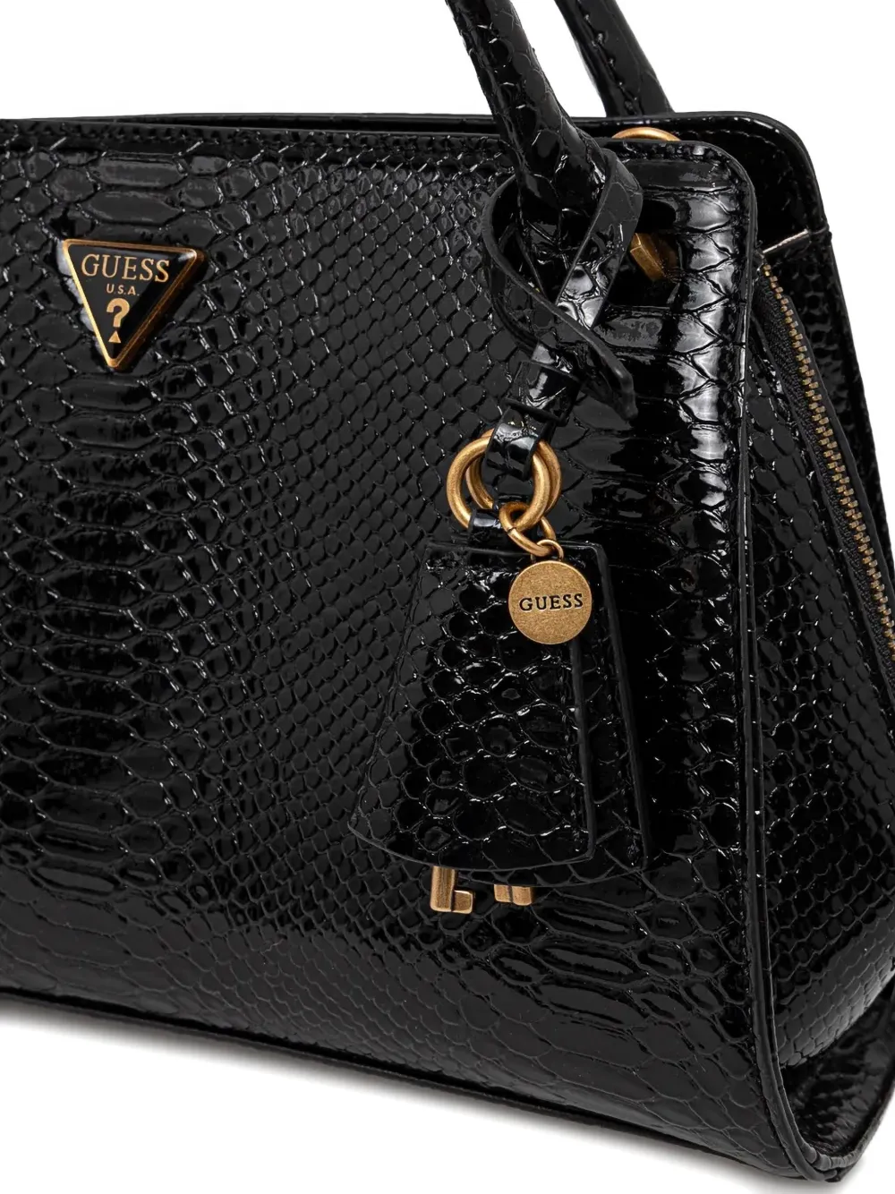 GUESS USA Heuptas met logoplakkaat Zwart