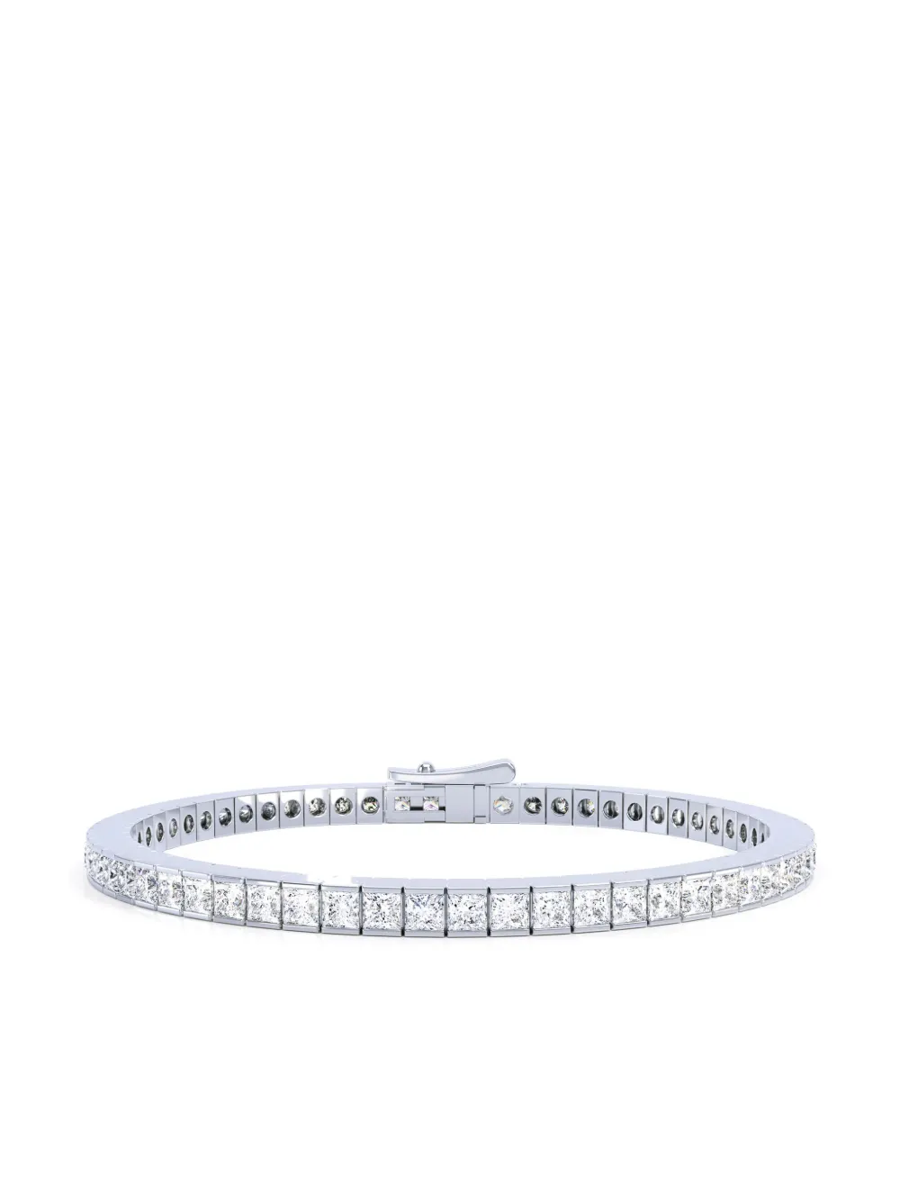 LOEV 18kt recycled white gold Tennis bracelet - Silver