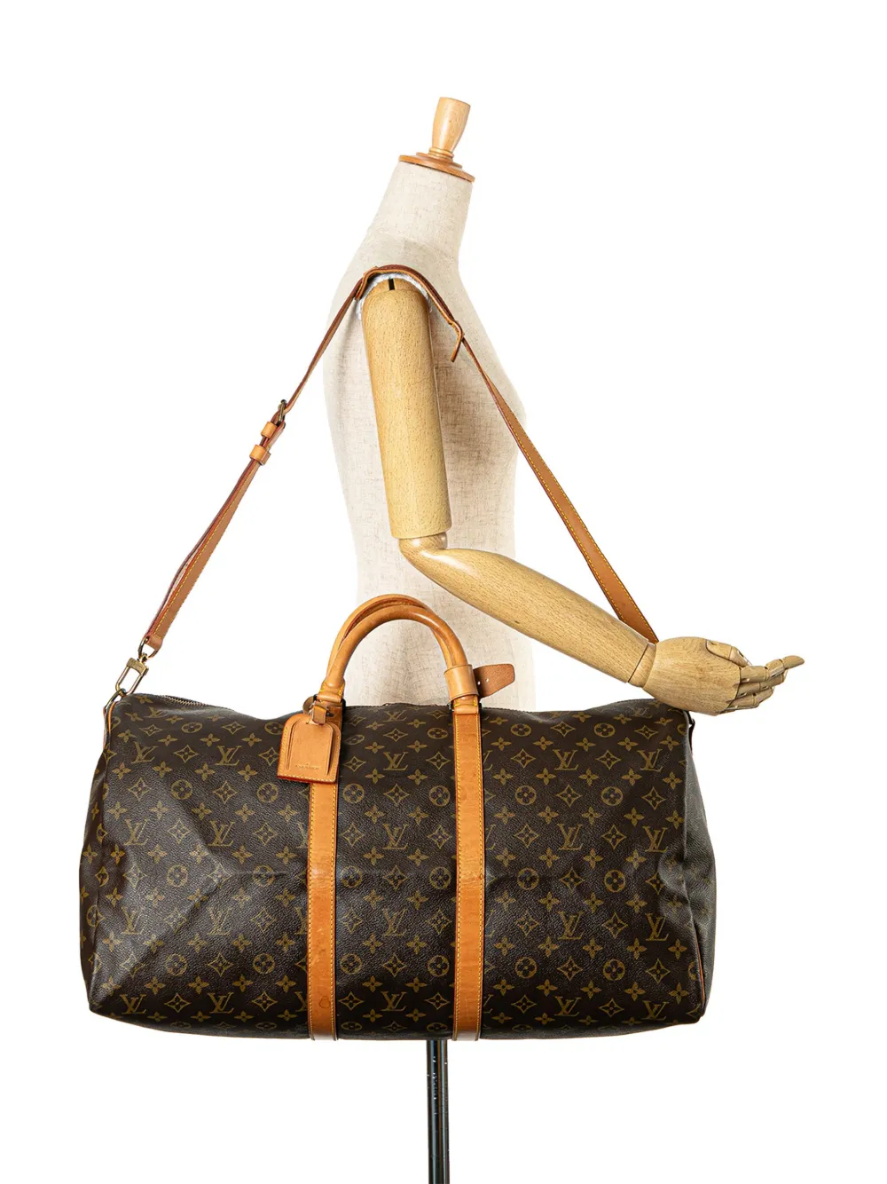 Cheap Louis Vuitton Pre-Owned 1990 Monogram Keepall Bandouliere 55 travel bag WOMEN