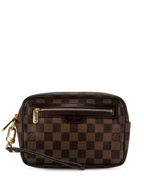 Cheap Louis Vuitton Pre-Owned 2006 Damier Ebene Pochette Billets Macao clutch bag WOMEN