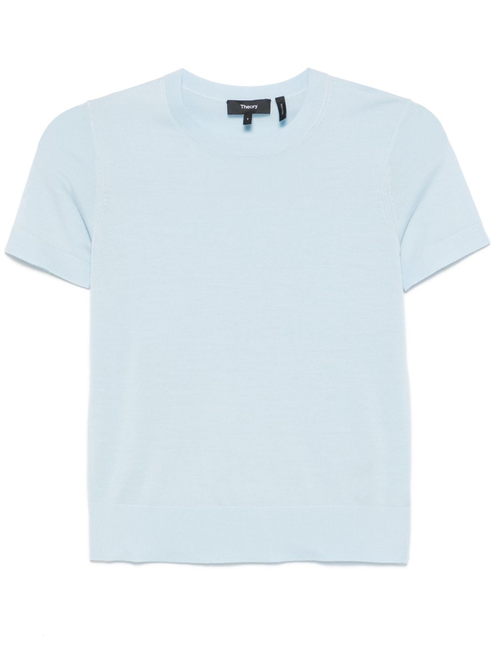 Theory Wollen T-shirt Blauw