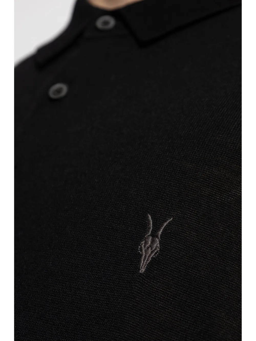 AllSaints Mode poloshirt Zwart