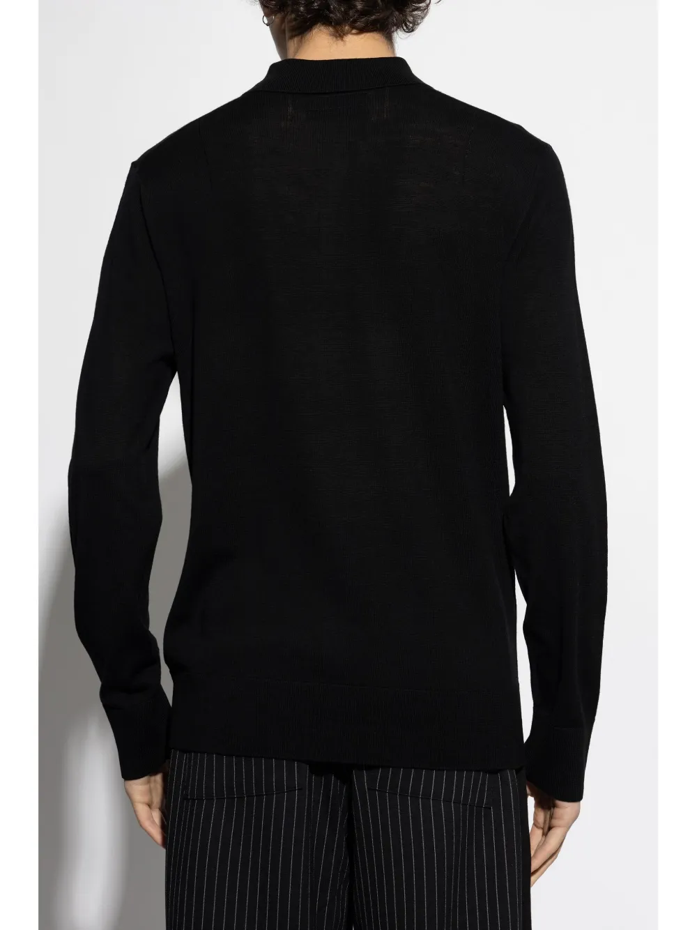 AllSaints Mode poloshirt Zwart