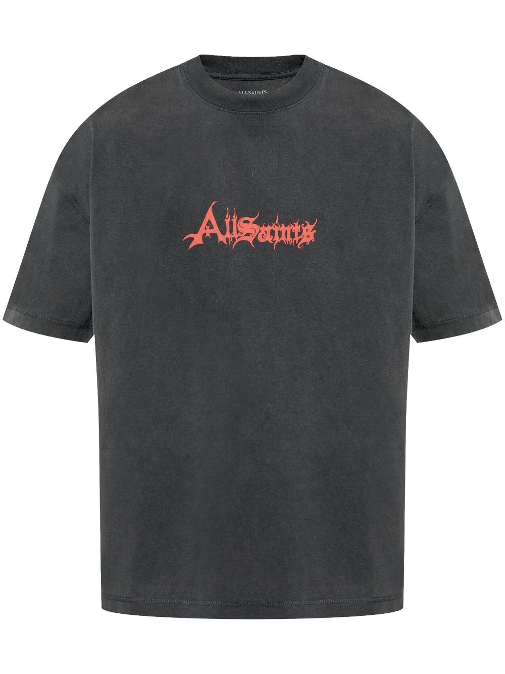 AllSaints logo-print T-shirt - Grey