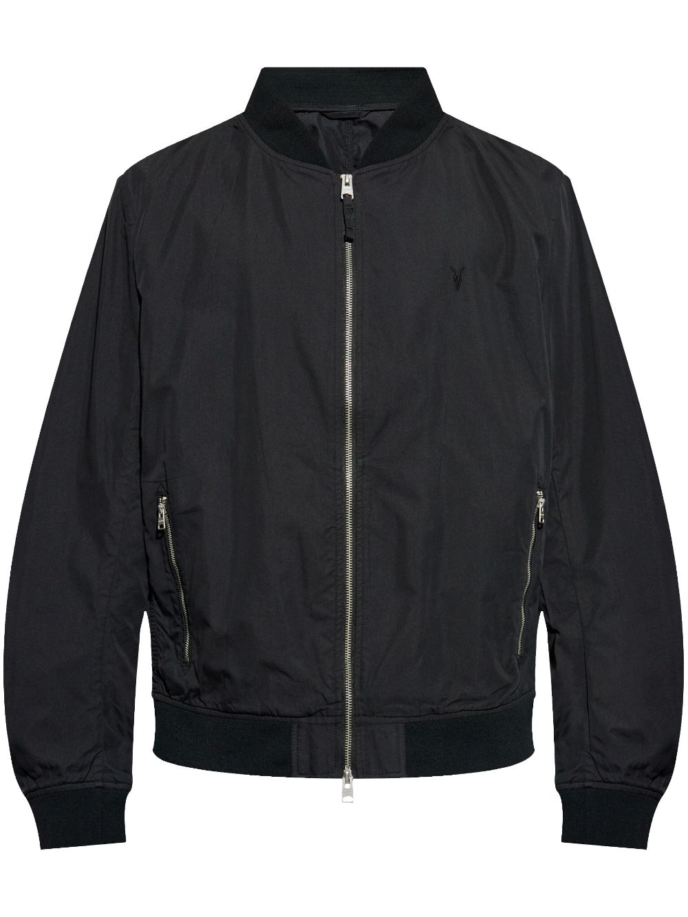 AllSaints Bassett Ramskull bomber jacket - Black