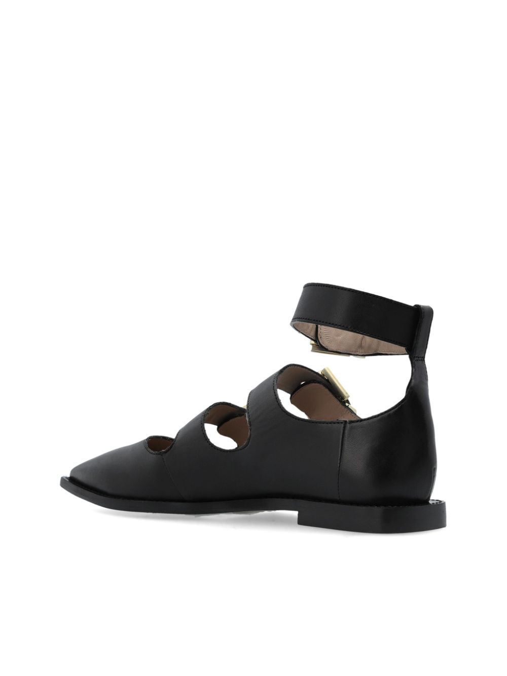 AllSaints Susan ballerina shoes Zwart